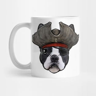 Boston Terrier Pirate Mug